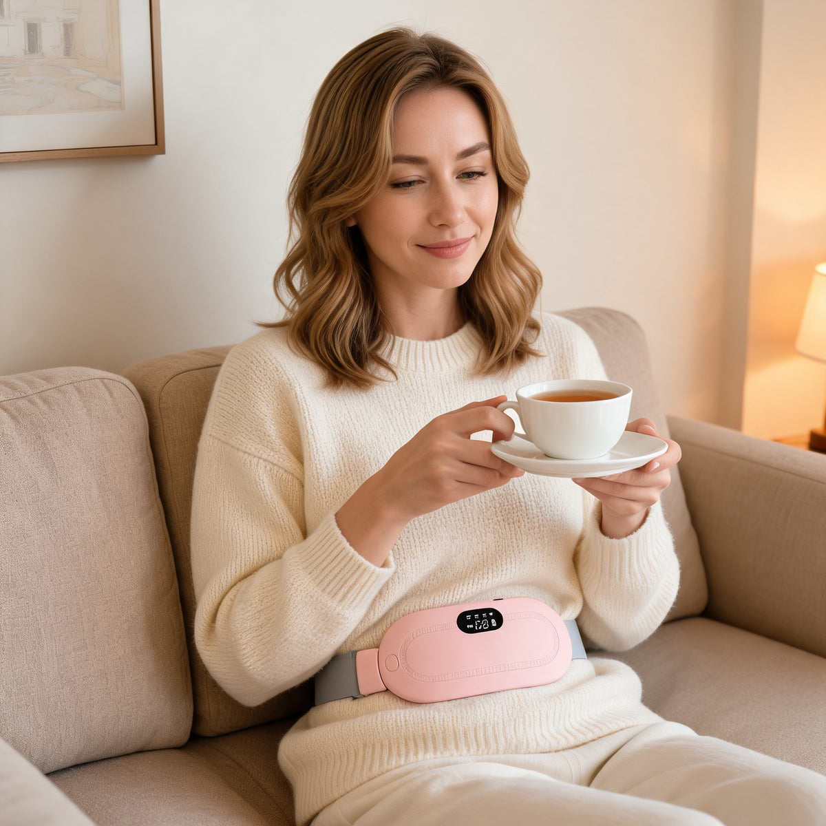 Ceinture Chauffante Menstruelle et Massante